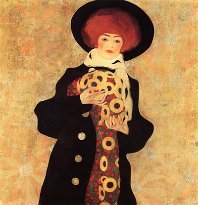 Woman with Black Hat Egon Schiele